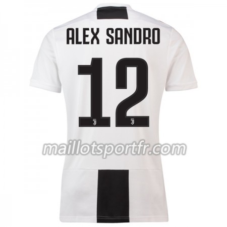 Maillot de Foot Juventus Alex Sandro 12 Domicile 2018/19